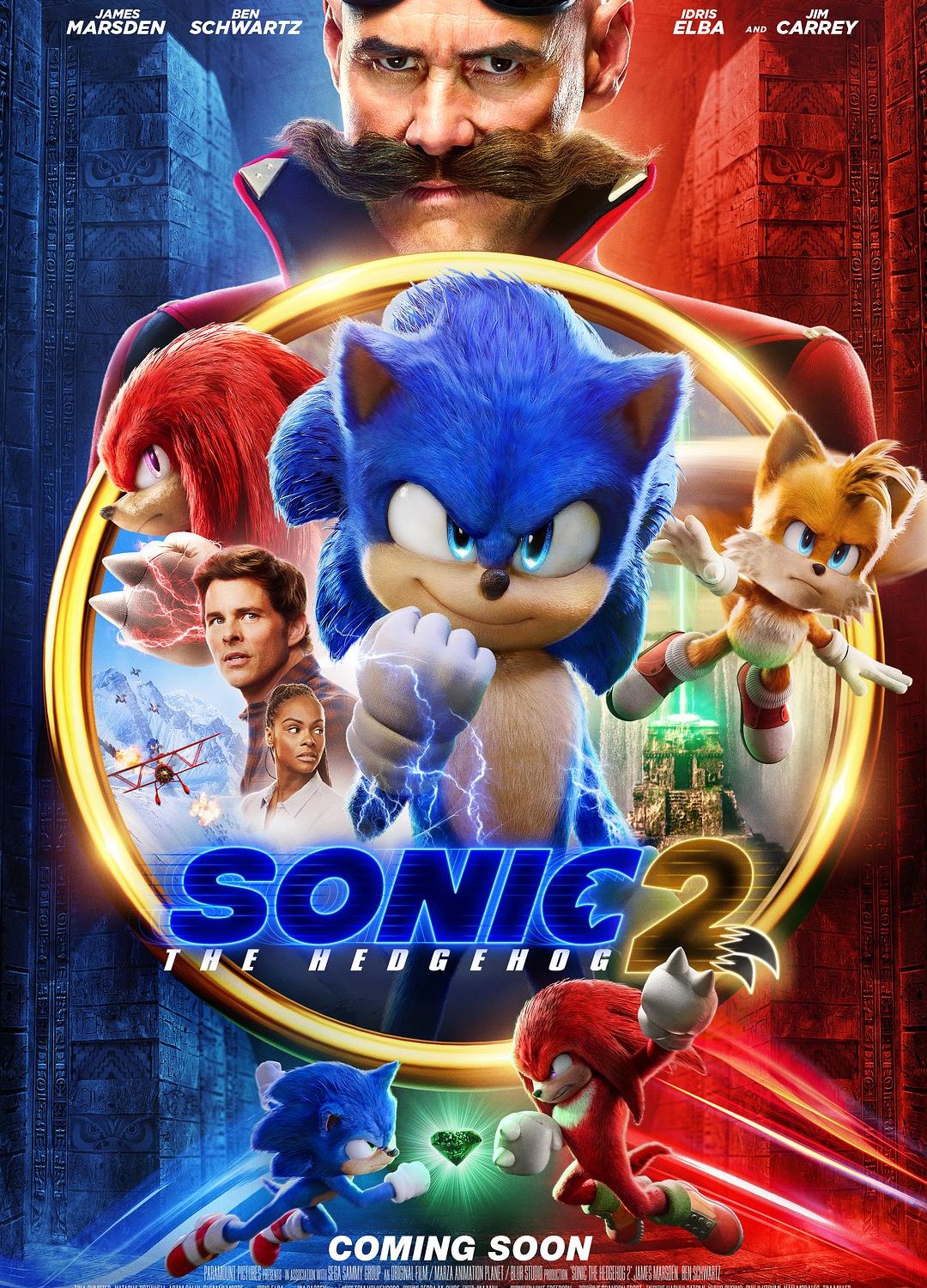 [超音鼠大电影2(港) / 音速小子2(台)/刺猬索尼克2 Sonic the Hedgehog 2][2022][美国][喜剧][英语]